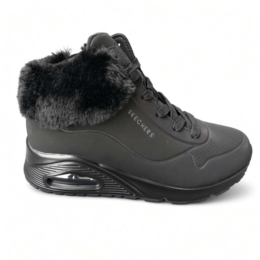 Zimní kotníková šněrovací s postr. zipem - SKECHERS
