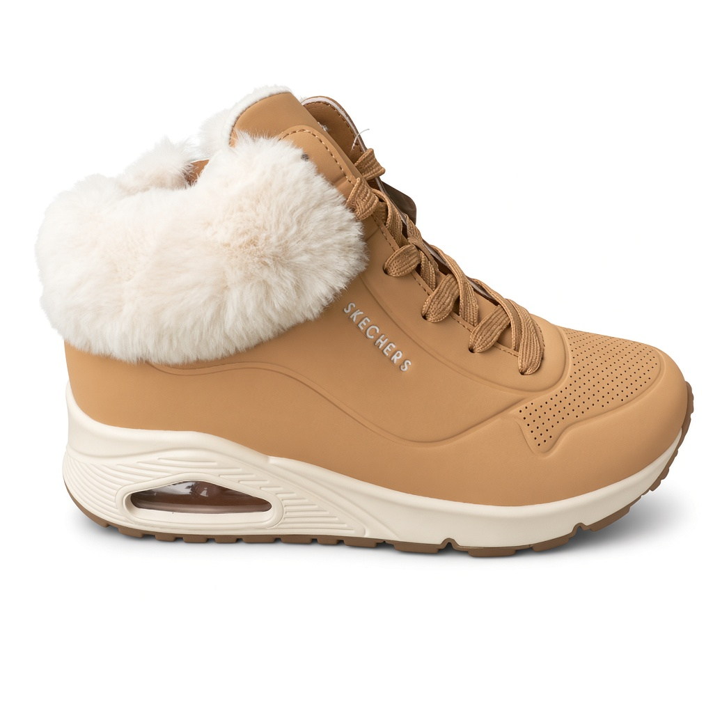 Zimní kotníková šněrovací s postr. zipem - SKECHERS