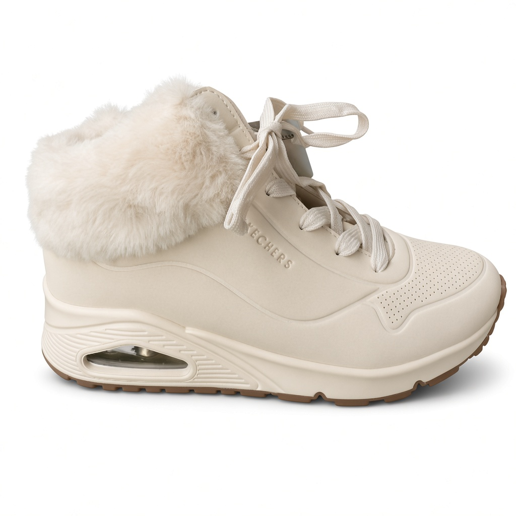Zimní kotníková šněrovací s postr. zipem - SKECHERS