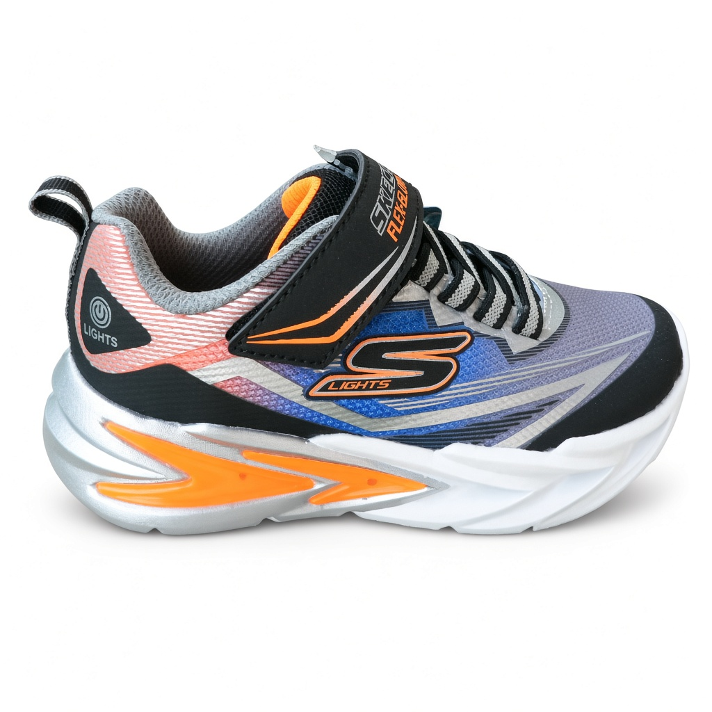 Botka blikající na gumičky a suchý zip - SKECHERS