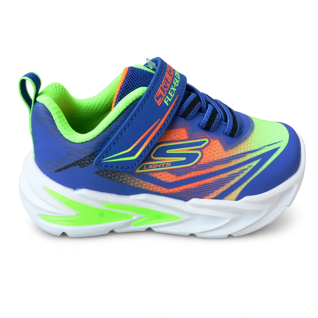 Botka blikající na gumičky a suchý zip - SKECHERS