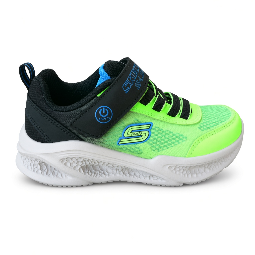 Botka blikající na gumičky a suchý zip - SKECHERS