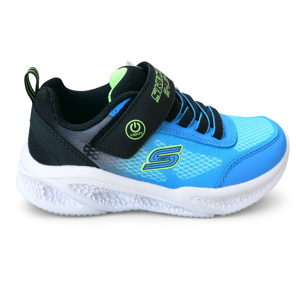 Botka blikající na gumičky a suchý zip - SKECHERS