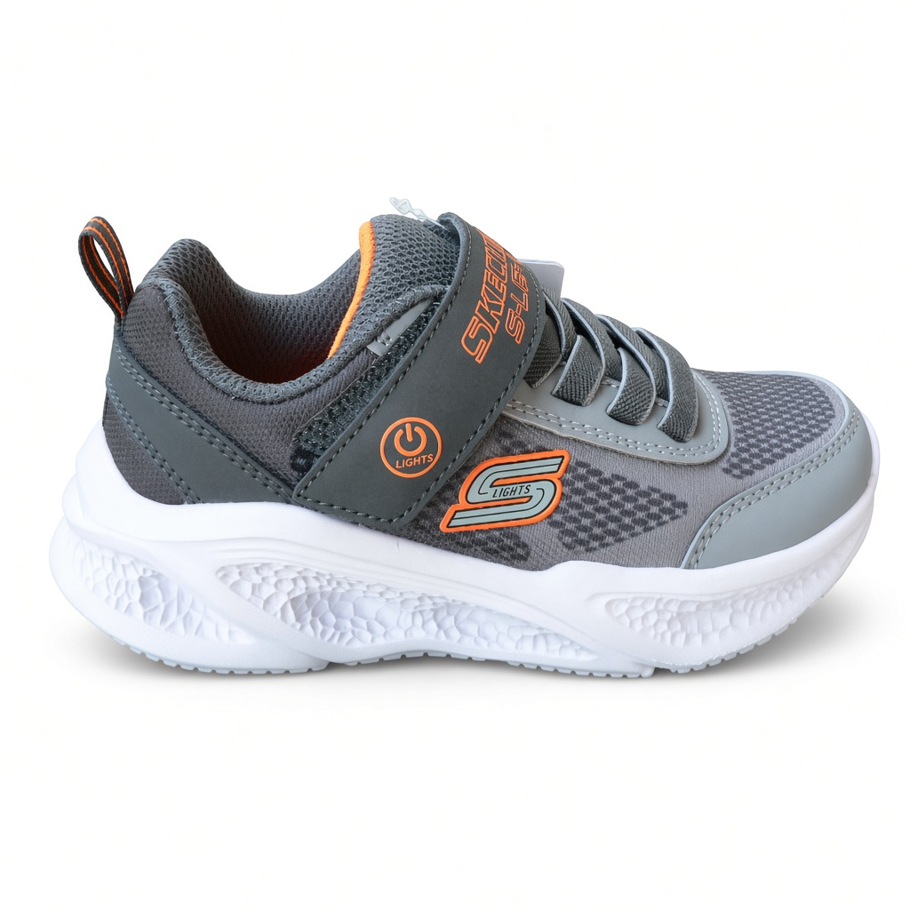Botka blikající na gumičky a suchý zip - SKECHERS
