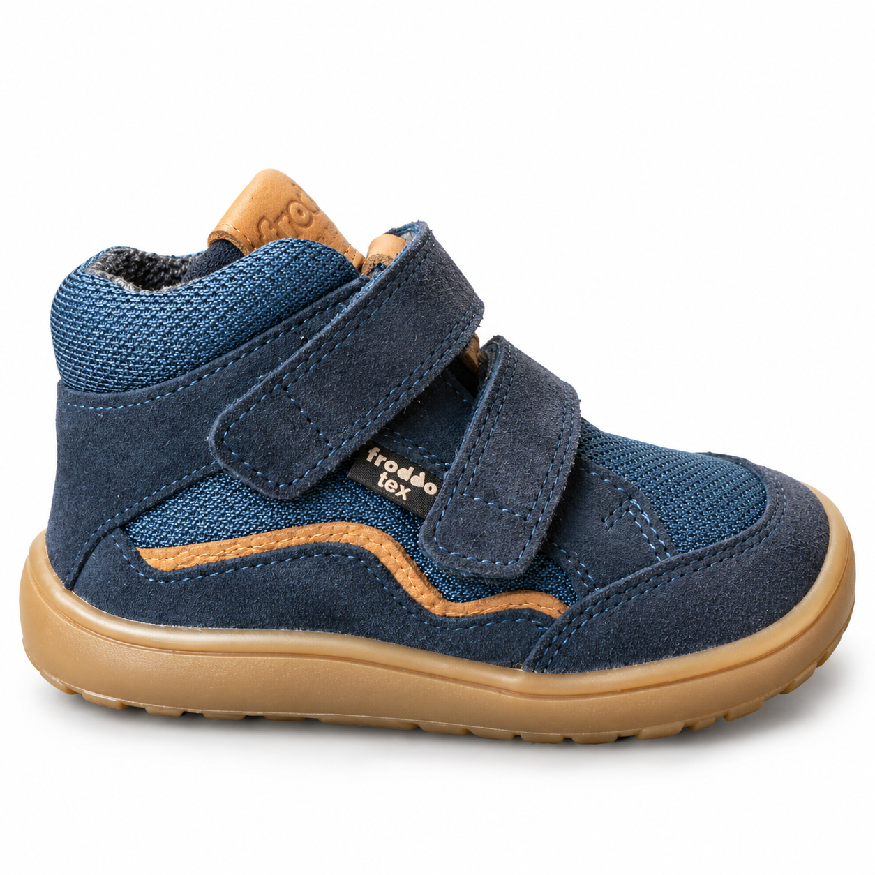 Kotníková celokožená barefoot na dva suché zipy - FRODDO