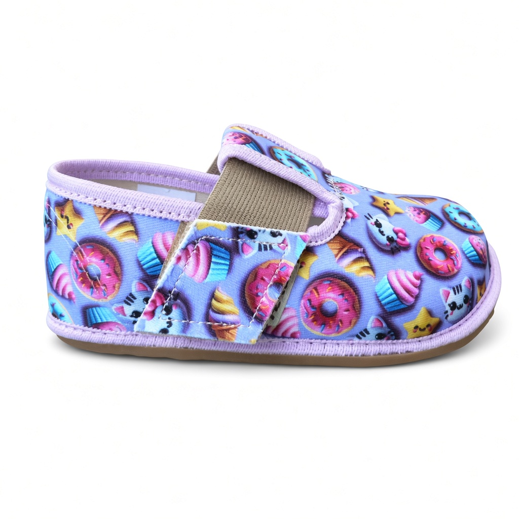 Bačkorka "barefoot" na suchý zip - PEGRES