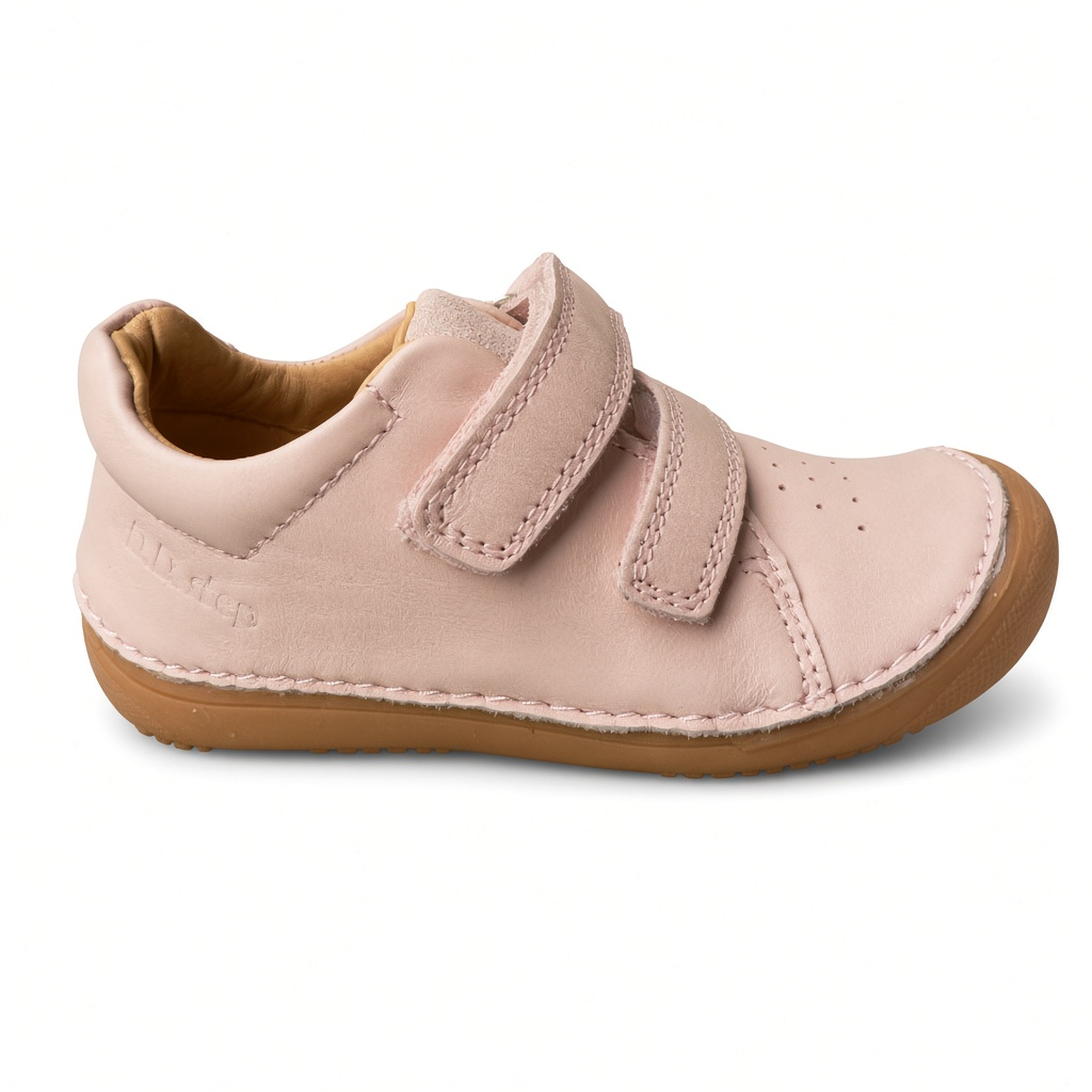 Celokožená nízká barefoot na dva suché zipy - D.D. Step